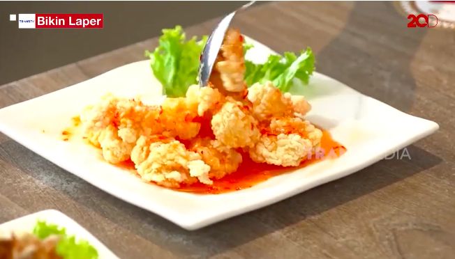 Bikin Laper! Ncess Nabati Cobain Ayam Saus Lemon yang Asam Segar