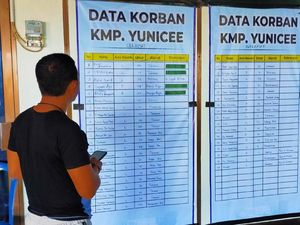 Ini Daftar 39 Penumpang KMP Yunicee yang Selamat