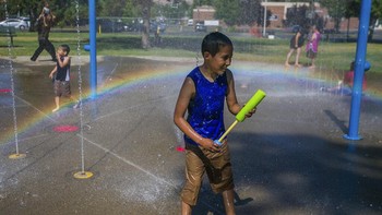 Di Amerika Serikat bagian barat, temperatur mencapai 46 derajat Celcius di Portland, Oregon. Foto: AP