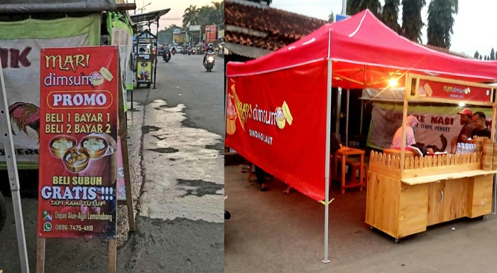 Pancing Emosi Netizen, Spanduk Diskon Makan Dimsum Ini Bikin Ngakak