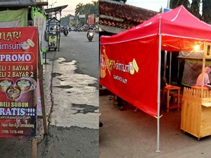 Pancing Emosi Netizen, Spanduk Diskon Makan Dimsum Ini Bikin Ngakak