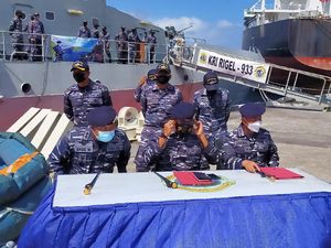 KRI Rigel Temukan Bangkai KMP Yunicee, Posisi Duduk Tidak Terbalik