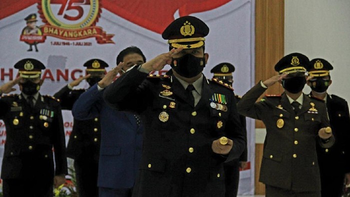 Peringati Hari Bhayangkara 75 Di Masa Pandemi Polisi Kota Kediri Diharap Bisa Produktif