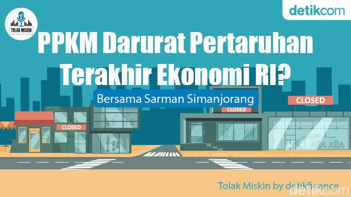 Podcast: PPKM Darurat Pertaruhan Terakhir Ekonomi RI?