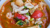 Resep Tomyam Seafood Kuah Asam Pedas Segar ala Resto Thailand