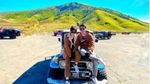 Mesra Banget! Via Vallen Dipeluk Chevra Yolandi saat Kedinginan di Bromo