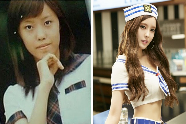 Hyomin T-ARA diduga telah melakukan operasi plastik pada bagian eyelid dan hidung. “Aku pikir aku terlihat lebih baik dari sebelumnya” jawabnya saat tampil dalam acara Radio Star, dan ditanyakan Kim Gu Ra apakah merasa lebih cantik setelah oplas. Foto: dok Twitter, dok MBK Entertainment