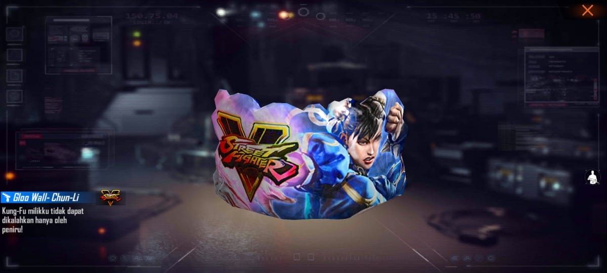 Bundle Chun-Li Eksklusif Free Fire X Street Fighter Telah Hadir