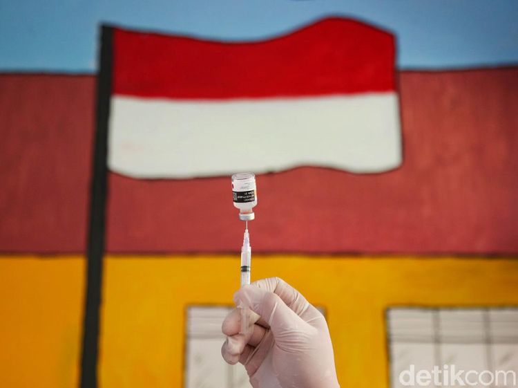 Dihantam Gelombang Kedua Corona, RI Gencarkan Vaksinasi Massal