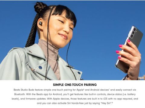 Apple tampilkan Samsung Galaxy S21 di iklan Beats Studio Buds