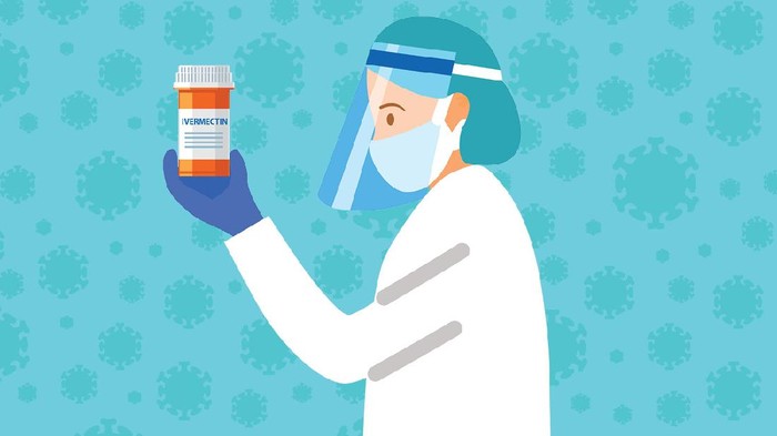 Infografis harga obat Ivermectin