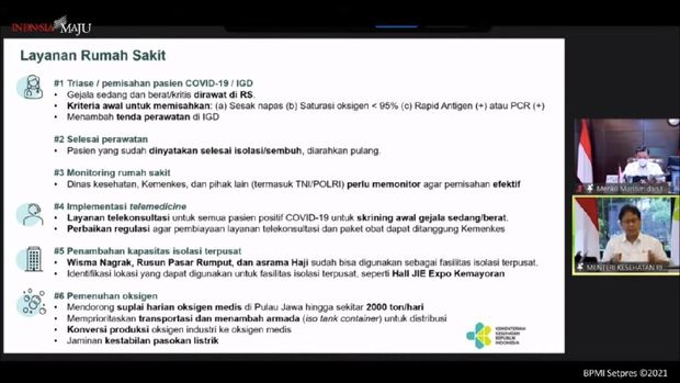JIEXpo dipertimbangkan jadi tempat isolasi (Dok. Sekretariat Presiden)