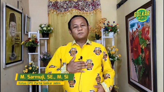 Ketua DPD Golkar Jawa Timur Sarmuji