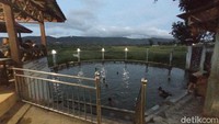 Pemandian ini langsung menghadap ke sawah. (Bonauli/detikcom)