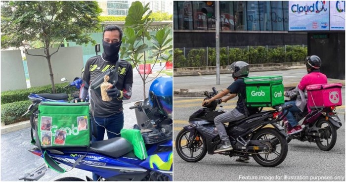 So Sweet! Ojol Ini Tempel Foto Keluarganya di Boks untuk Antar Makanan