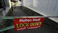 PPKM Mikro di RT/RW zona merah tetap diberlakukan selama PPKM Darurat. Rengga Sancaya/detikcom.
