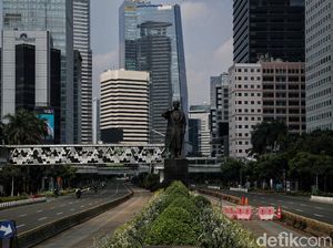 Minggu Pagi, Sudirman-Thamrin Sepi Warga Olahraga