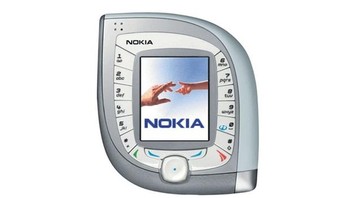 Diumumkan pada tahun 2003, Nokia 7600 mengusung desain seperti ketupat. Memiliki layar 128 x 160 piksel dengan 65.000 warna, dan berjalan pada jaringan 2G GPRS. Foto: doc ZDNet