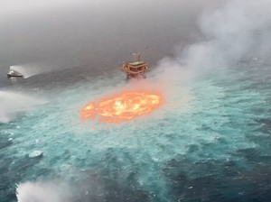 Mata Api yang Menyala di Tengah Laut Meksiko