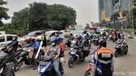 Lalin di Pos Penyekatan CITO Surabaya Macet Imbas PPKM Darurat