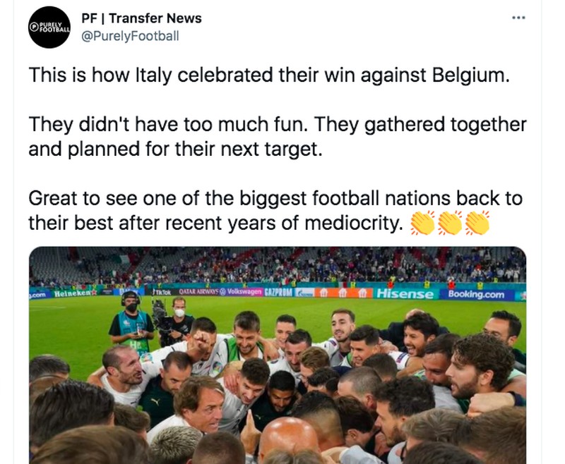 Meme italia belgia