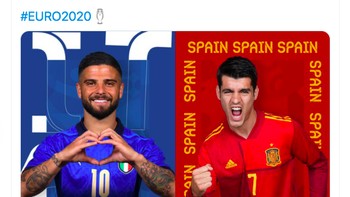 Di semifinal, Italia akan menantang tim besar Spanyol. Foto: Twitter
