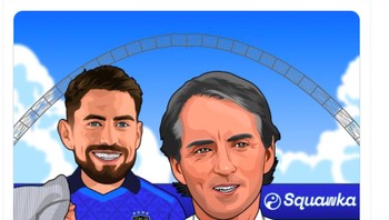 Jorginho tampil luar biasa semalam sehingga menjadi salah satu pemain Italia yang dipuji. Foto: Twitter