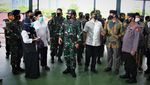 Panglima TNI bersama Menkes dan Kapolri Tinjau Vaksinasi Nasional