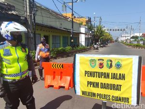 12 Jalan di Cianjur Disekat Saat PPKM Darurat