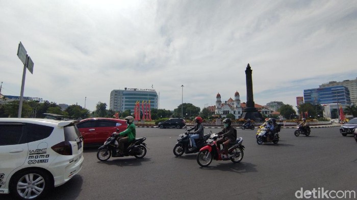 PPKM Darurat hari pertama di Semarang