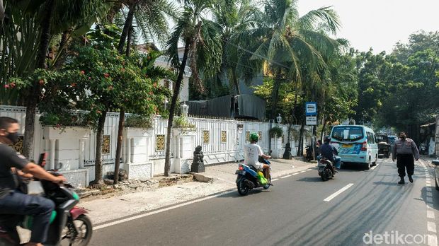Suasana kediaman rumah duka, Rachmawati Soekarnoputri di Jaksel.