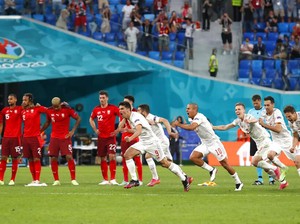 Hasil Swiss Vs Spanyol: Matador ke Semifinal Euro 2020 via Adu Penalti