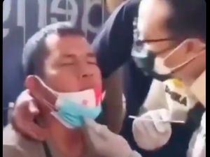 Viral Video Petugas Cium Pria Saat Swab Test, Dinkes DKI Akan Lacak