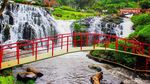 Foto Miniatur Air Terjun Niagara di Bondowoso