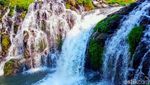 Foto Miniatur Air Terjun Niagara di Bondowoso