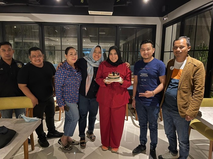 Foto saat Jane Shalimar merakayan ultah dengan SPI DKI Jaya, pada 5 Juni 2021.