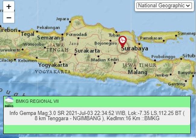 Pakar Sebut Sesar Kendeng Aktif Gempa Guncang Surabaya Perlu Diantisipasi