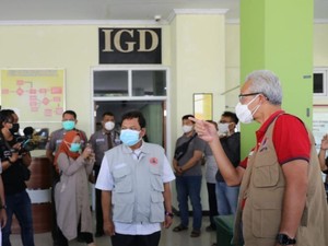 Cek RSUD Pemalang, Ganjar: Rumah Sakite Aja Kemproh
