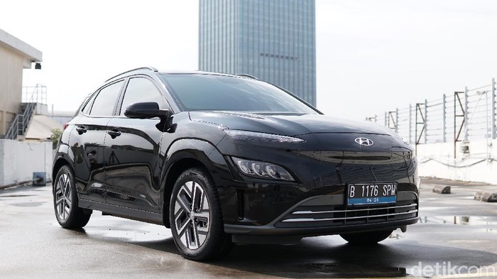 Tampilan luar dari Hyundai Kona Electric Facelift 2021