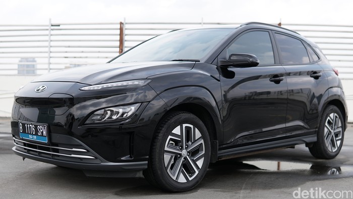 Tampilan luar dari Hyundai Kona Electric Facelift 2021