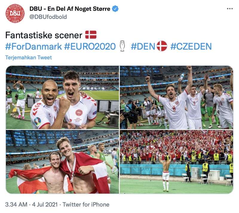 Jersey Putih Bikin Hoki di Euro 2020