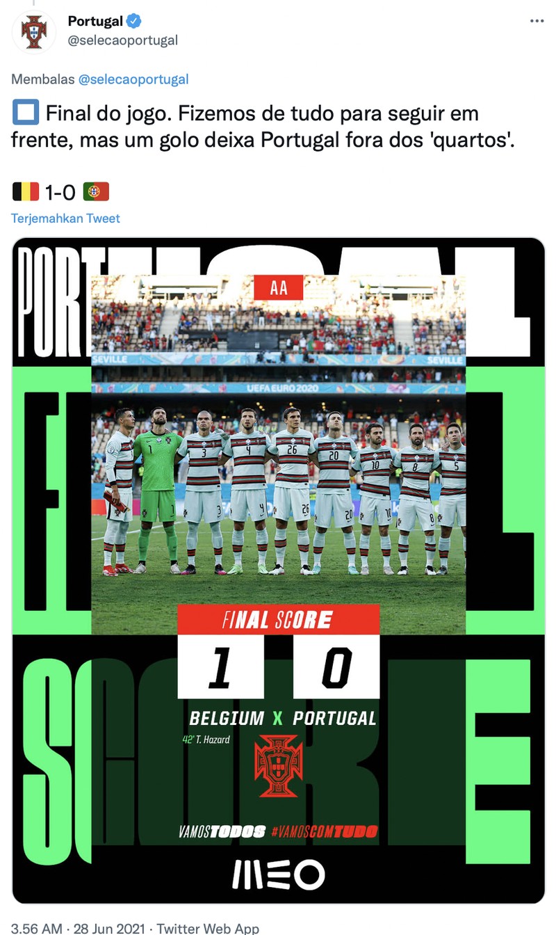 Jersey Putih Bikin Hoki di Euro 2020