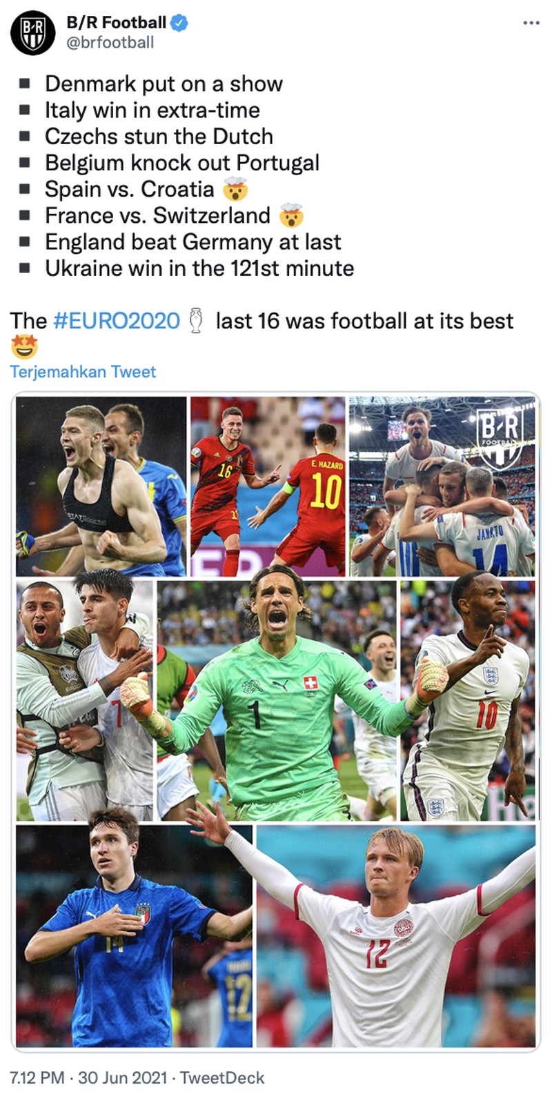 Jersey Putih Bikin Hoki di Euro 2020