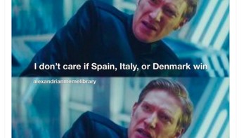 Netizen ini ingin Inggris segera kalah karena mereka tampil begitu perkasa. Foto: Twitter