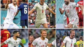 Tim dengan jersey putih tampil hebat di Euro kali ini. Foto: Twitter