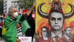 Saat Warga Brasil Ramai-ramai Desak Presiden Jair Bolsonaro Mundur