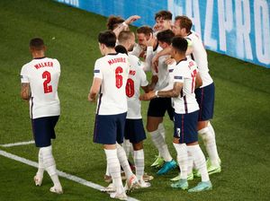 Tiga Singa di Euro 2020: 5 Laga, 8 Gol, 0 Bobol, Meneror Lewat Udara