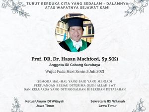 Guru Besar Unair Meninggal Terpapar COVID-19