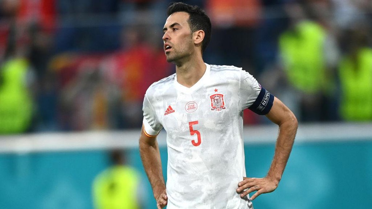 Busquets sudah membela Timnas Spanyol sejak 2009. Foto: Getty Images/Kirill Kudryavstev - Pool