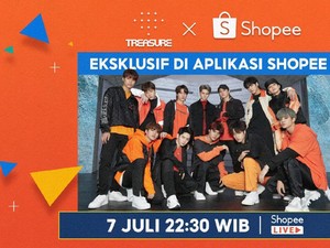 Eksklusif, TREASURE Akan Beri Kejutan di Shopee Live Besok!